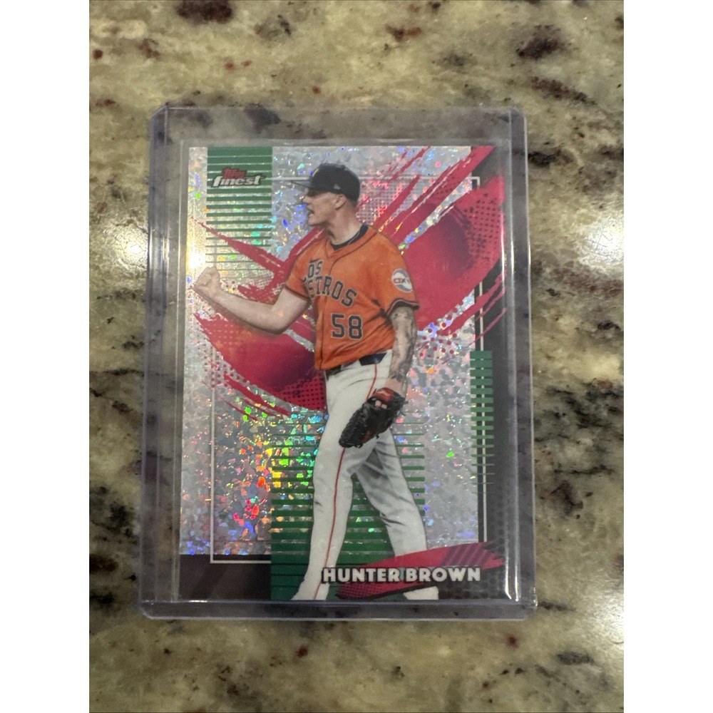 2026 Topps Finest Hunter Brown #278 Mini Diamonds Rare Astros Baseball Card
